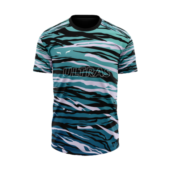 Ultras - Blue Reactive Custom Football Jersey