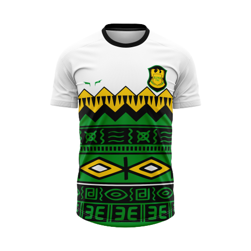 Ultras - Jamaica White Tribal Custom Football Jersey