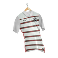 Custom White Stripe Cricket T-shirt