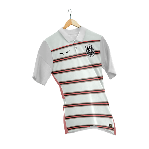 Custom White Stripe Cricket T-shirt