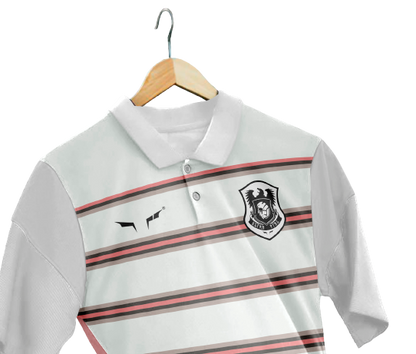 Custom White Stripe Cricket T-shirt